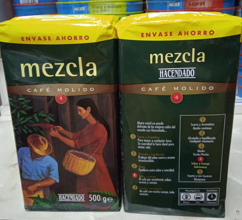 Кофе молотый Hacendado Mezcla cafe molido 500g. Испания - 260 грн ...