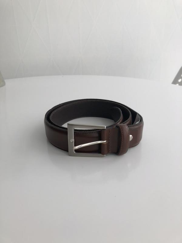 Шикарный кожаный ремень suitsupply brown leather belt