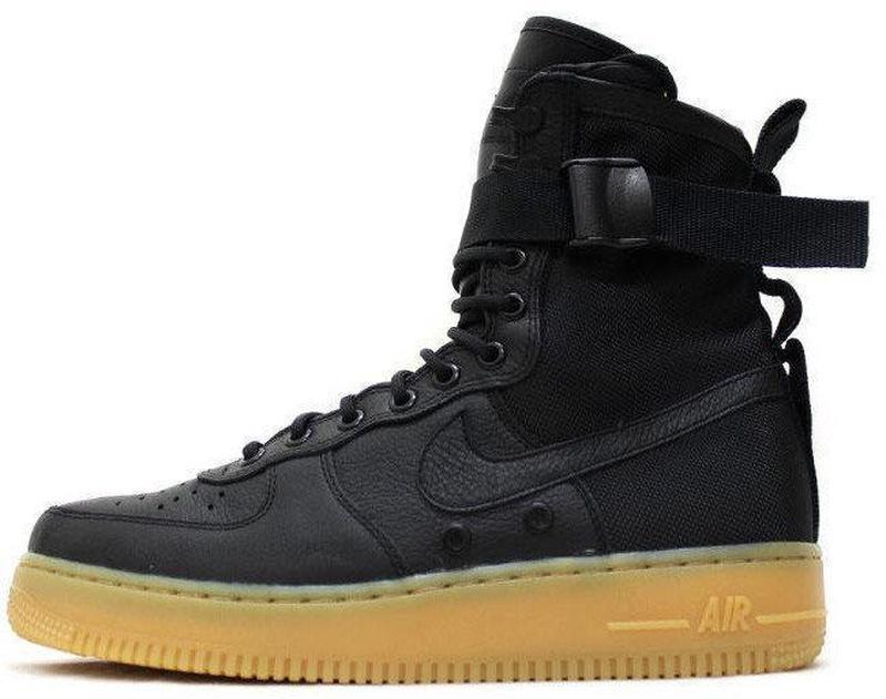 Мужские кроссовки nike sf air force 1 black (найк аир форс 1 с ...