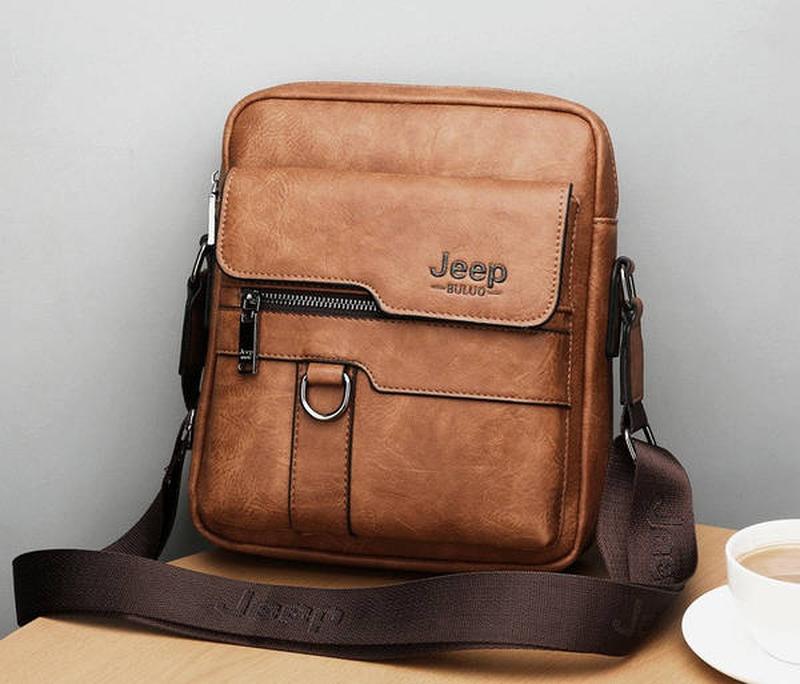 Модная мужская сумка планшет jeep повседневная, барсетка сумка...