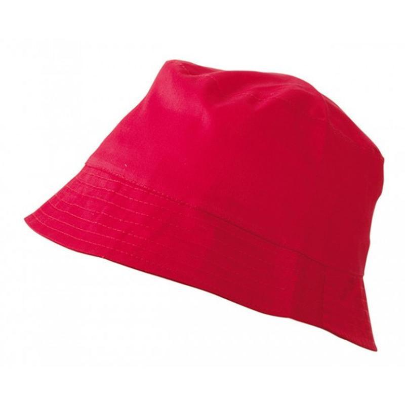 Красивая хлопковая панама bob hat (красная)