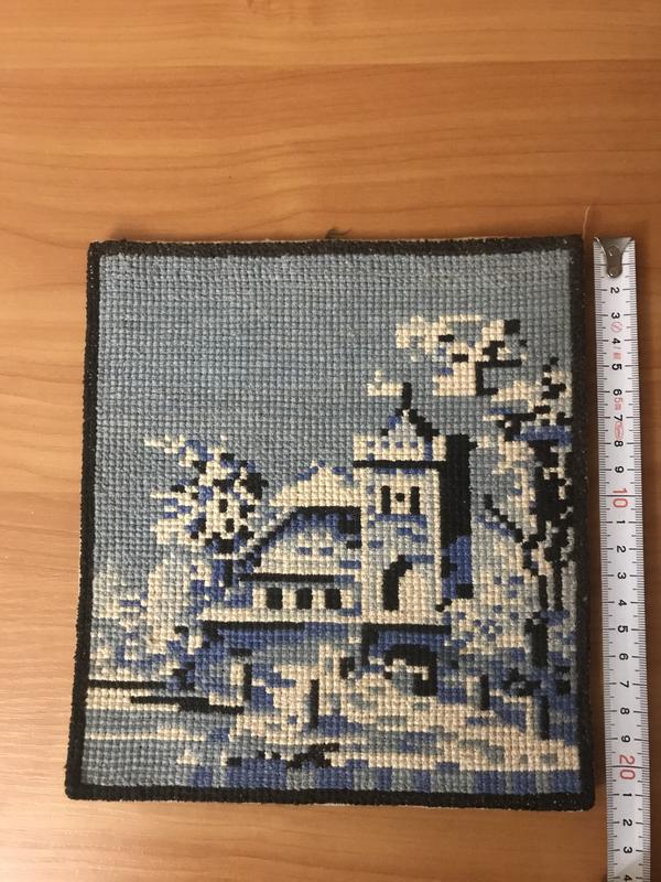 Вышивка Крестом Крестиком Ручная Работа СССР Картина Панно: цена 238 ...