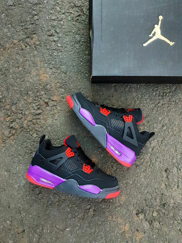 Nike air jordan hot sale black and purple