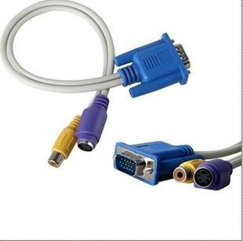 Адаптер переходник VGA - TV S-Video + RCA - 100 грн, купить на ИЗИ ...