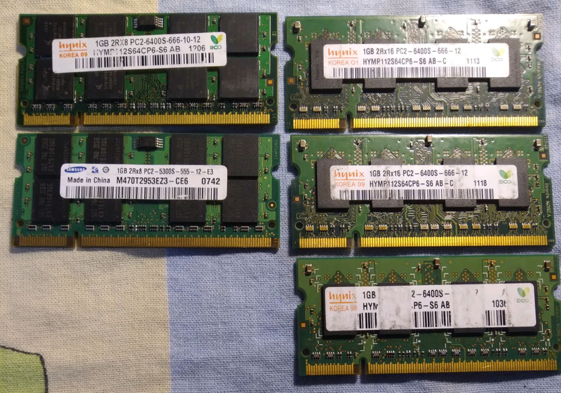 Память для ноутбука DDR2 1GB