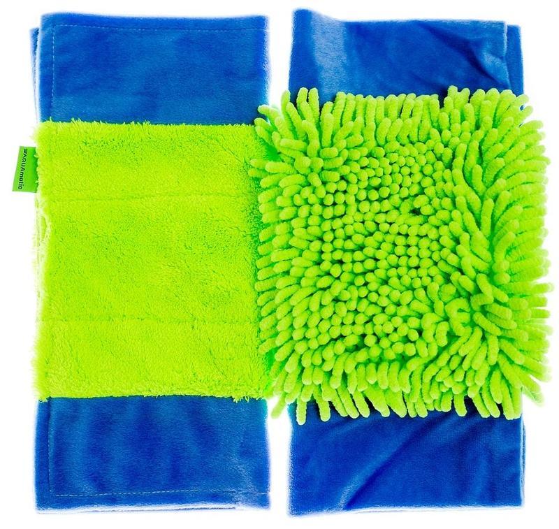 Універсальна швабра з двома насадками aquamatic mop для прибир...: цена ...