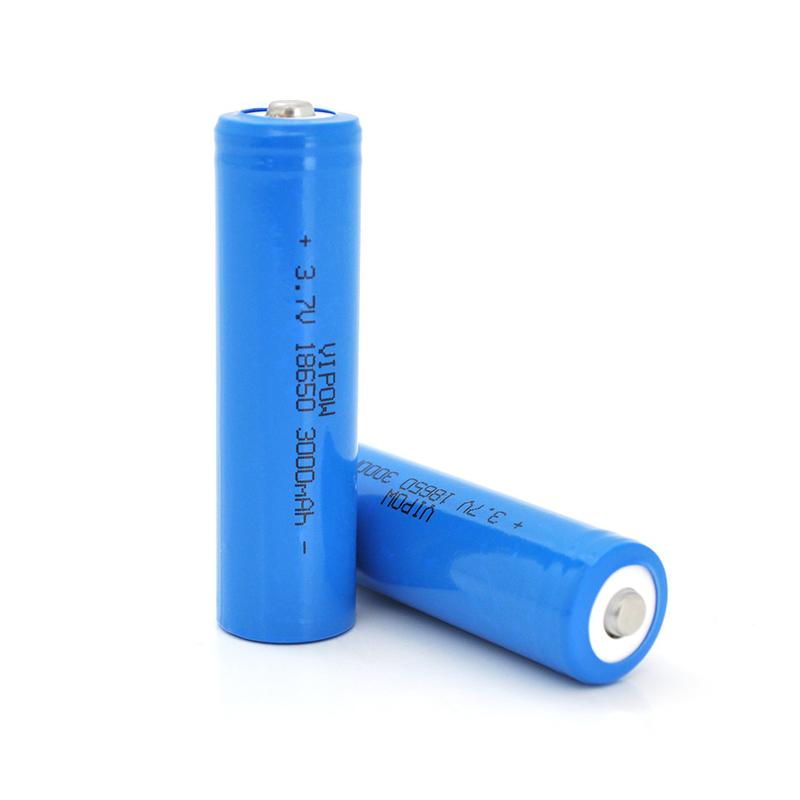 Акумулятор 18650 Li-Ion Vipow ICR18650 TipTop, 3000mAh, Blue - 234 ...