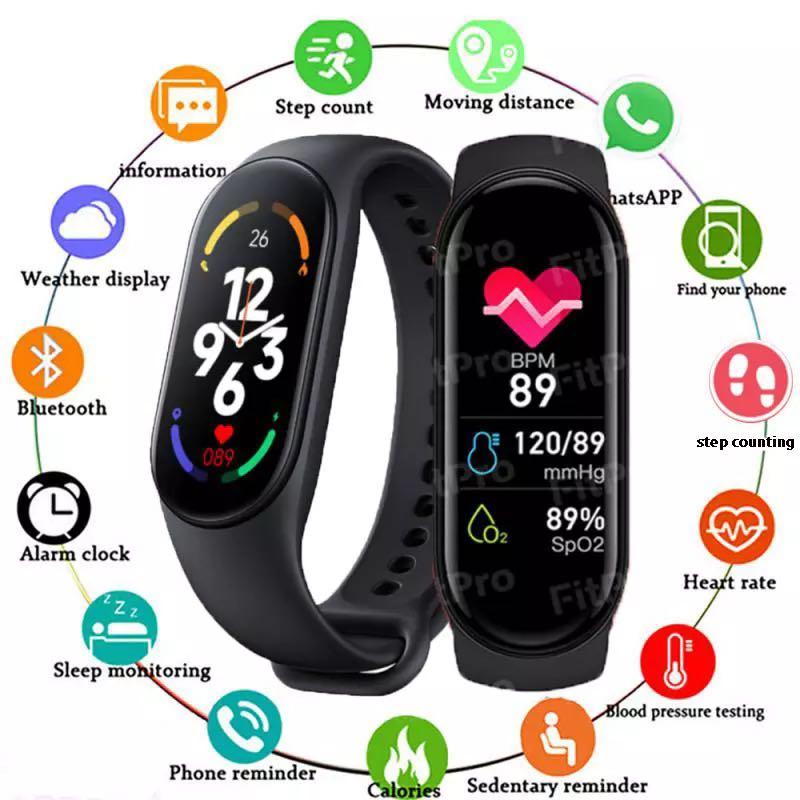 Фітнес-браслет, Smart Watch m7 smart band: ціна 290 грн - купити Смарт  годинник, фітнес-браслети на ІЗІ | Київ