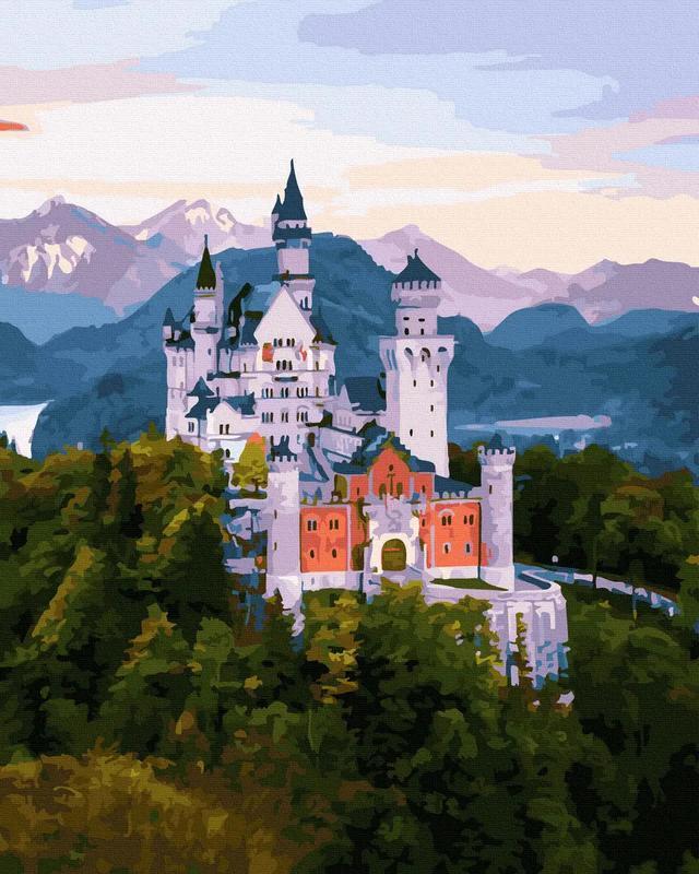 Картина замок нойшванштайн бавария германия 40*50