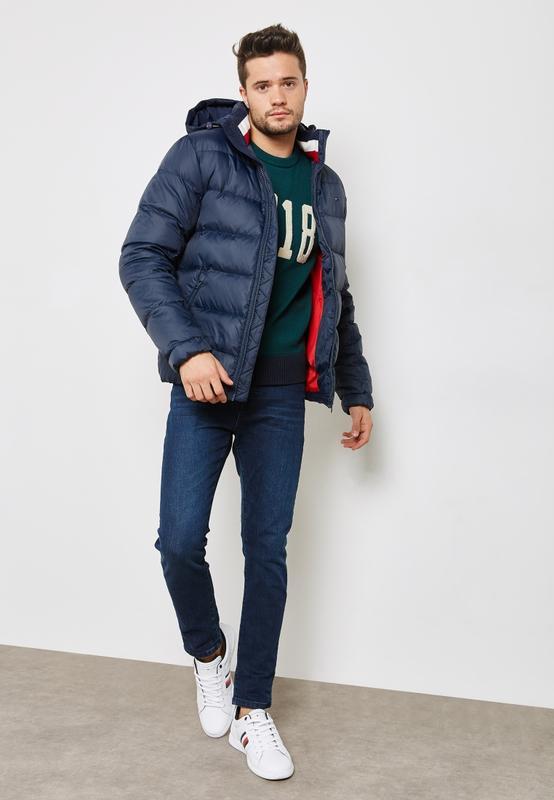 Мужской зимний пуховик tommy hilfiger томми хилфигер. мужская ...