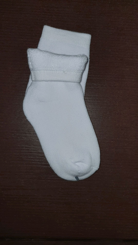 Махрові носки білі дитячі