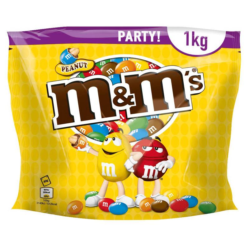 Конфеты s. Конфеты m&m's Peanut Party Bag - 1 kg. M MS упаковка. Килограмм m&MS. Большая упаковка m&m с орешками.