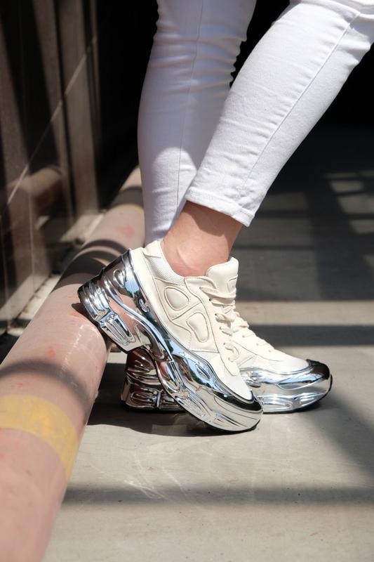 white and silver raf simons