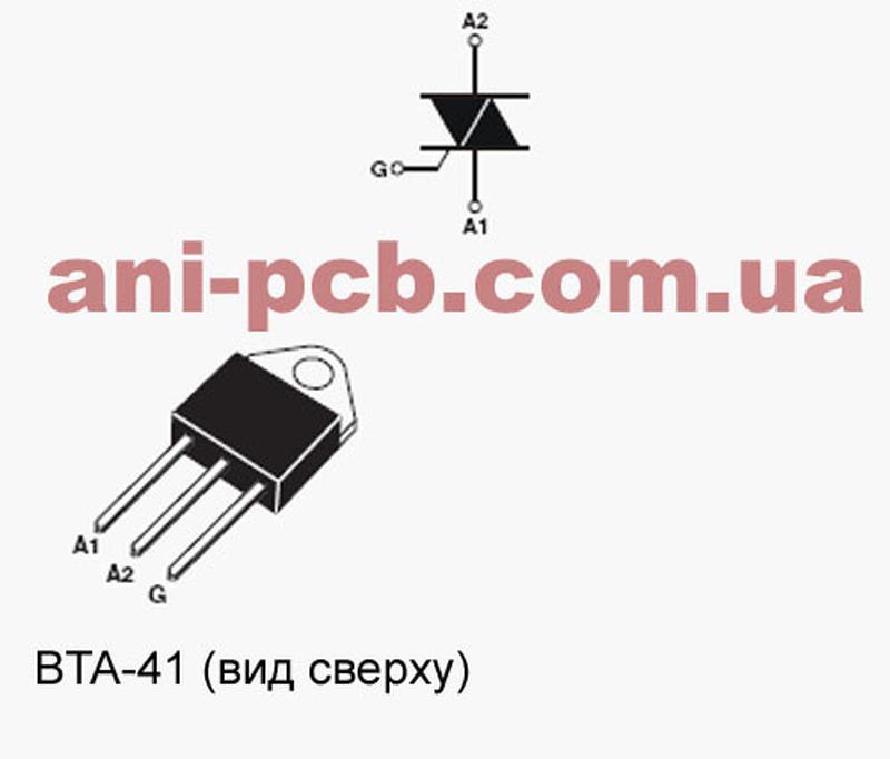 Схема bta41 600b