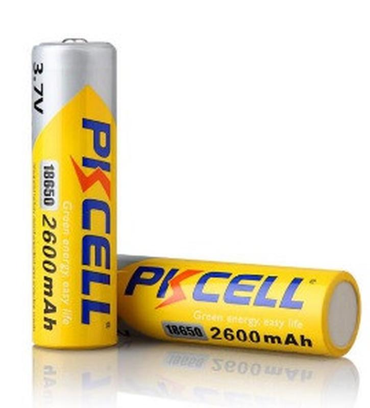 Аккумулятор 18650 PKCELL 3.7V 18650 2600mAh Li-ion rechargeabl... - 280 ...
