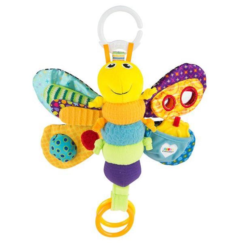 Мягкая игрушка-подвеска Lamaze Бабочка с прорезывателем и пища...