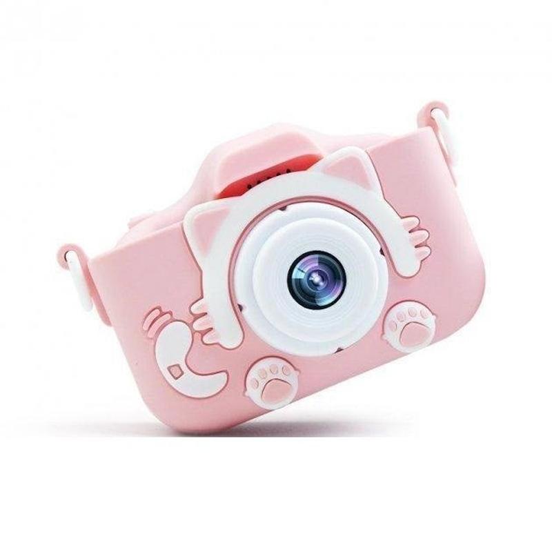 Цифровой детский фотоаппарат GM 20 Котик Розовый