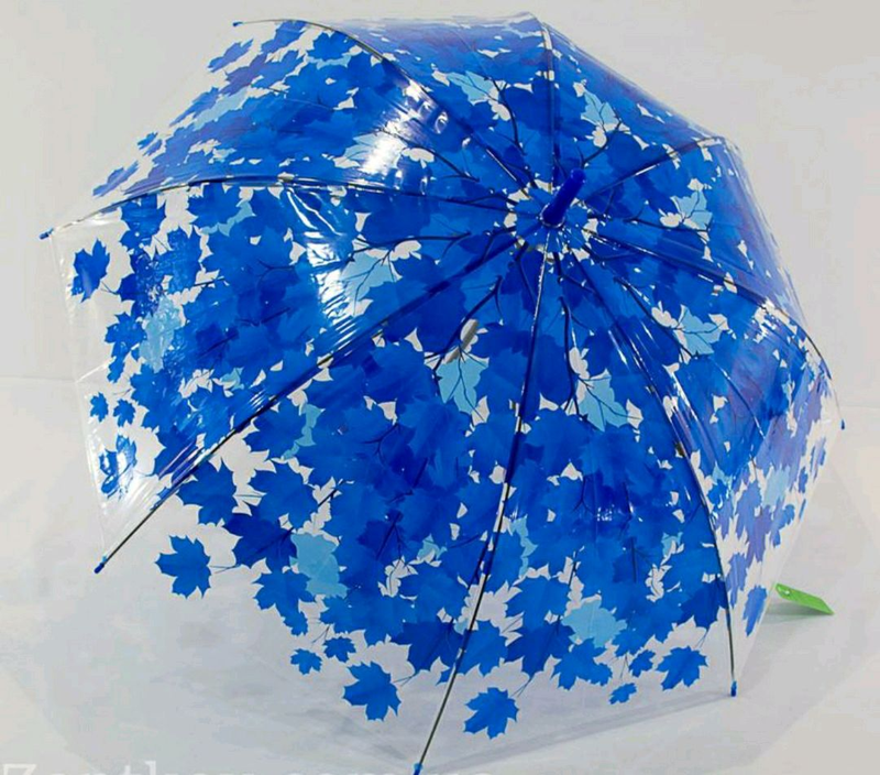 Зонт реалистичные листя глубокий купол