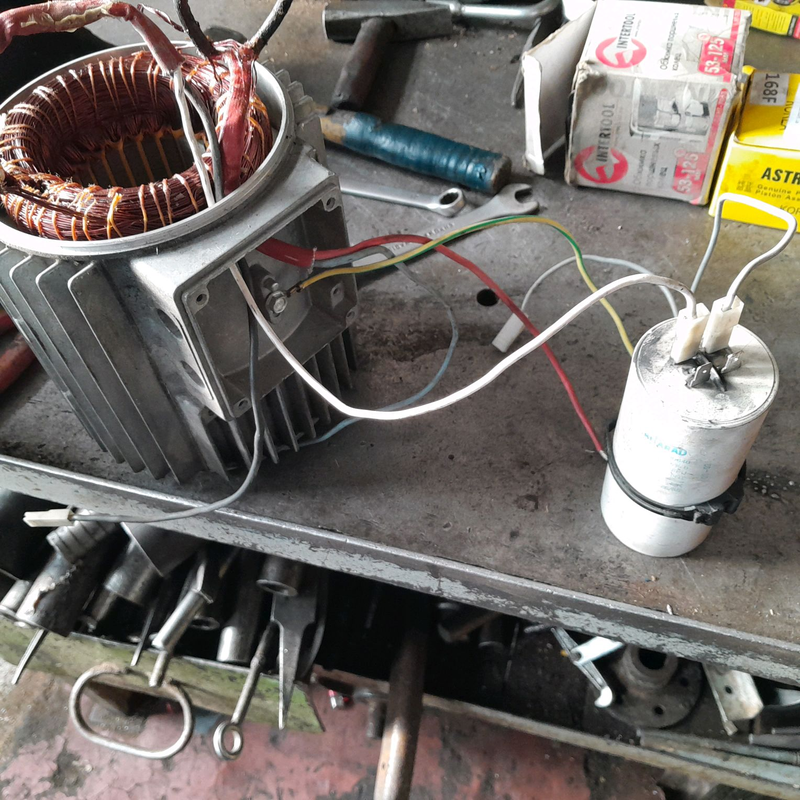 Производим ремонт перемотка эл двигателей  генераторов эл станций