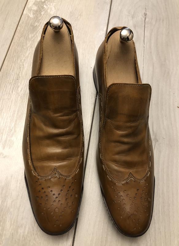 Мужские кожаные туфли giorgio 1958 италия (44р)