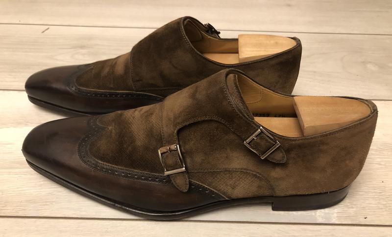 Мужские кожаные туфли magnanni италия (43)