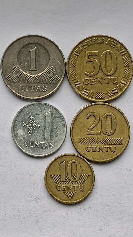 Подборка монет Литвы