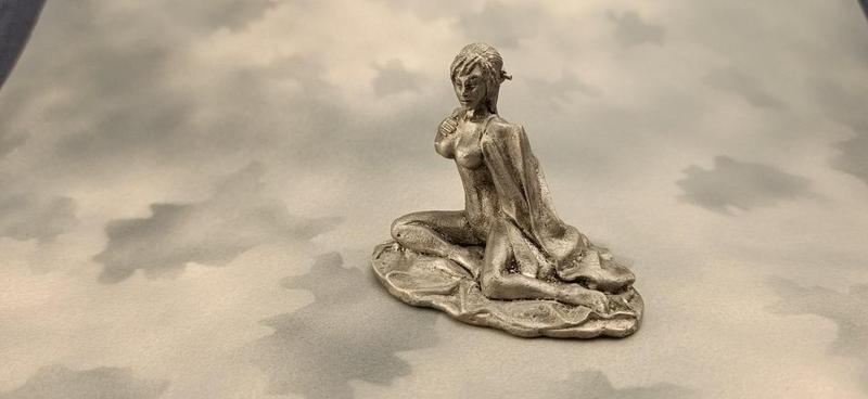 Статуэтка фигурка сувенир сплав олова девушка женщина эротика ...