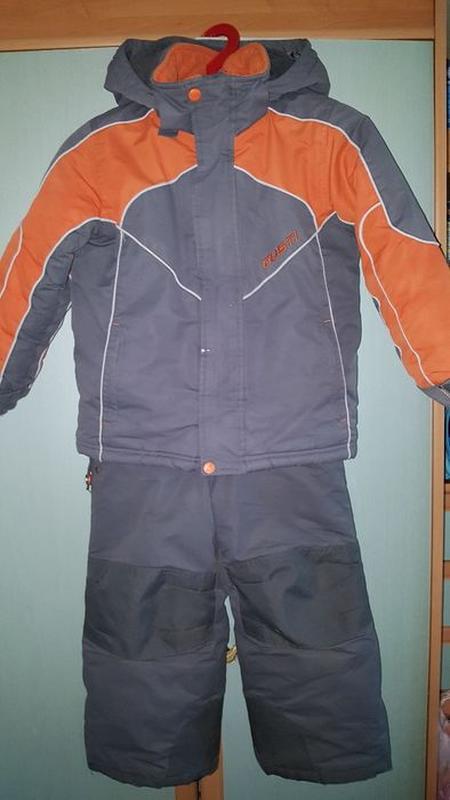 Зимний костюм куртка полукомбез GUSTI р. 110-116, 5лет lenne r...