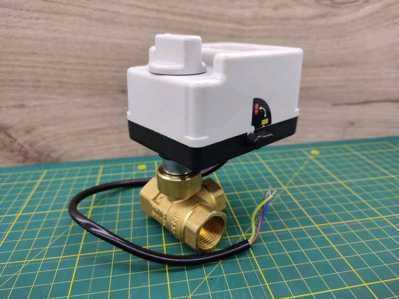 Кран DN15 трехходовой с электроприводом 220 вольт - 1800 ?, купить на ...