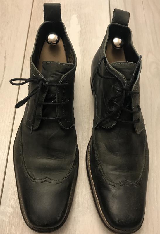Мужские кожаные ботинки (44)