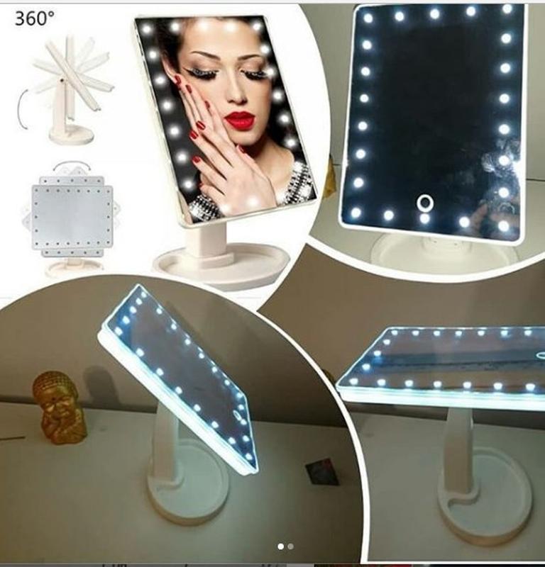 зеркало с подсветкой 100х80 led сенсор настенное в ванную лед
