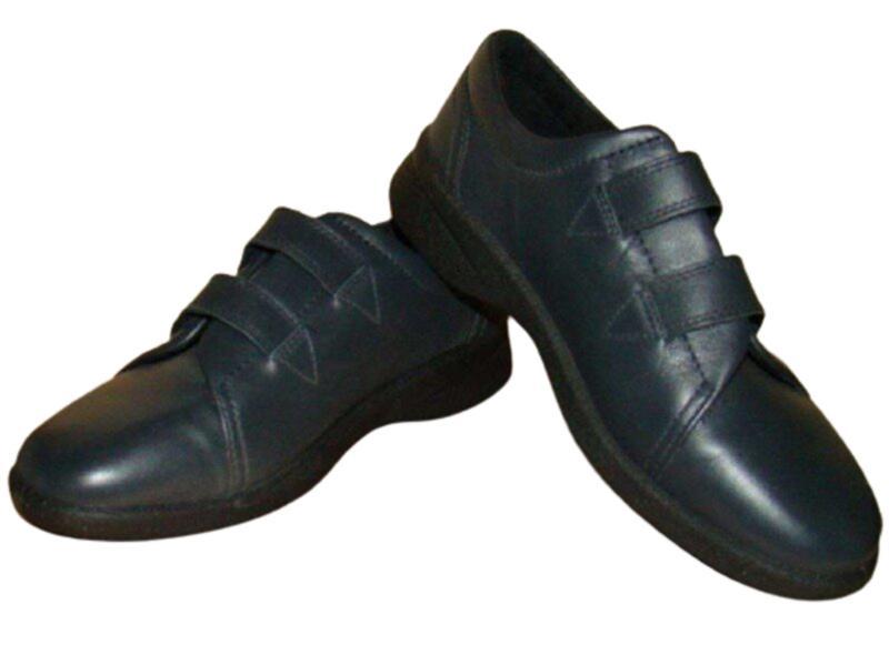 Туфли женские кожаные синие padders (размер 37,5)