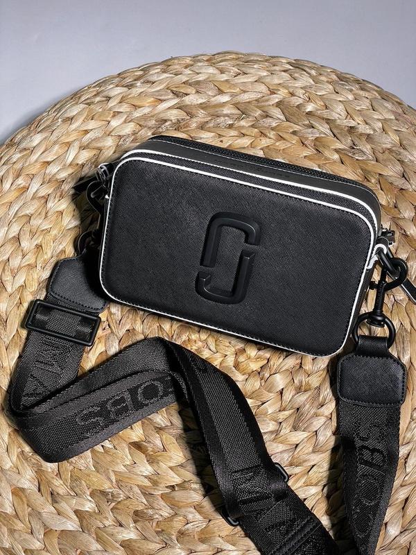 Сумка Марк Джейкобс Marc Jacobs The Snapshot Black on White Line - 1790 ...