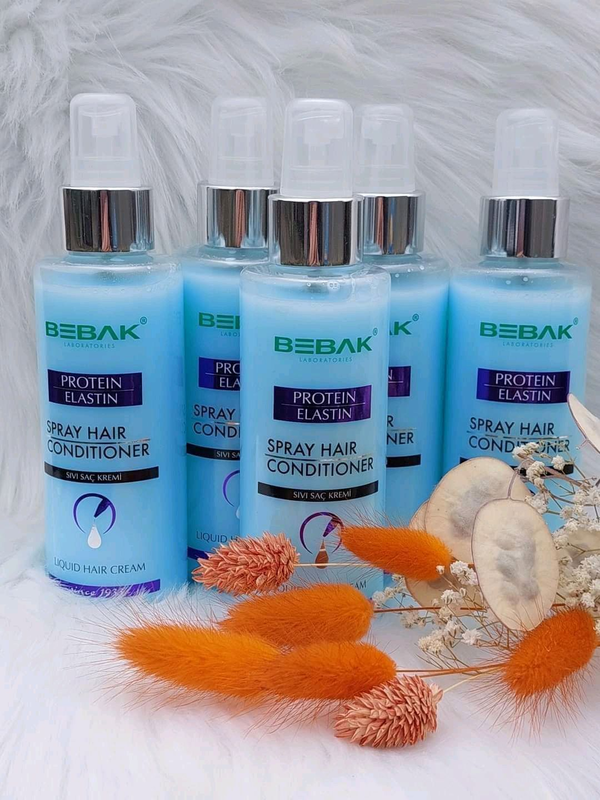 Двофазний  кондиціонер для волосся BEBAK з протеїном та еластином