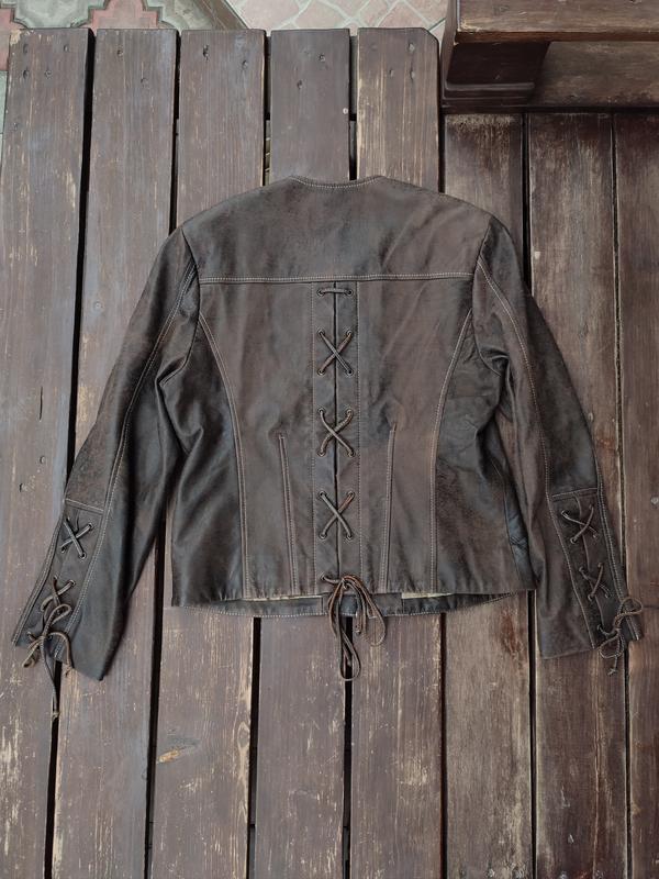 Дизайнерская винтажная куртка carlo colucci в стиле гранж/рок/...
