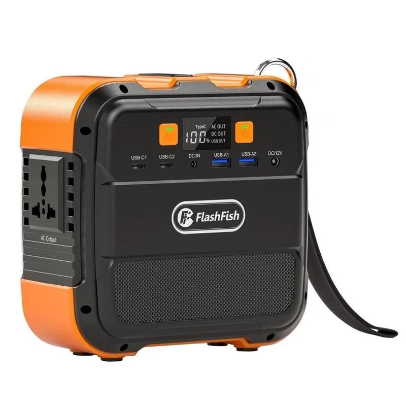 Зарядная станция Flashfish 120W портативная, PowerBank c USB и ...