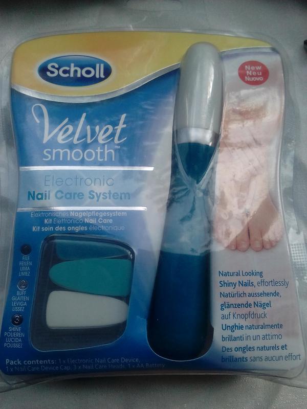 Пилка шолль для ногтей Scholl (шолль) Velvet Smooth