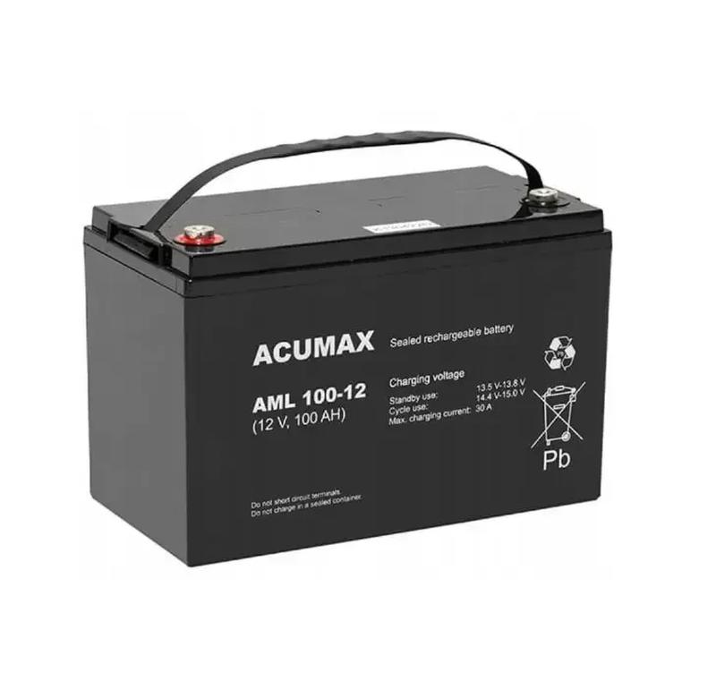 Акумулятор AGM ACUMAX AML 100Ah 12V | AGM АКБ 100 Ah | Акумуля ...