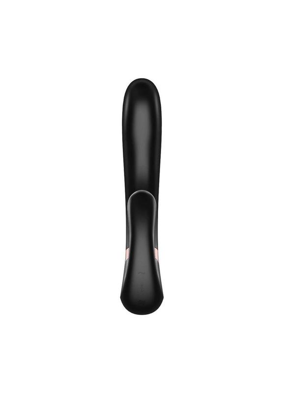 Смарт вібратор кролик із підігрівом Satisfyer Heat Wave Black ...