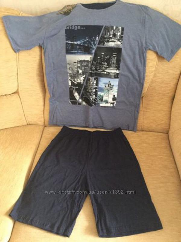 Комплект набор пижама шорты футболка cornette bridge hays
