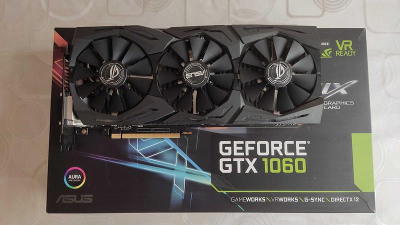 Видеокарта ASUS ROG STRIX 1060 6GB ИДЕАЛ! - купить недорого б/у на ИЗИ ...