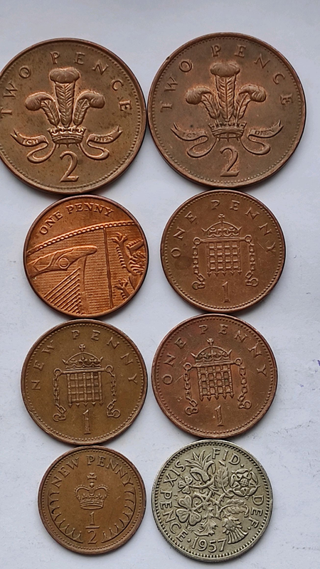 Подборка монет Англии