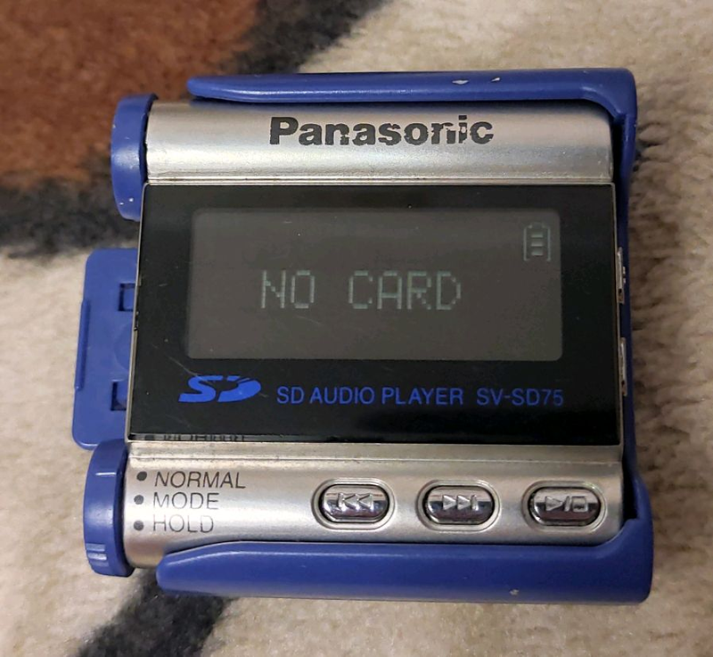 MP3 плеер Panasonic SV-SD75 (Made in Japan): цена 650 грн - купить MP3 ...