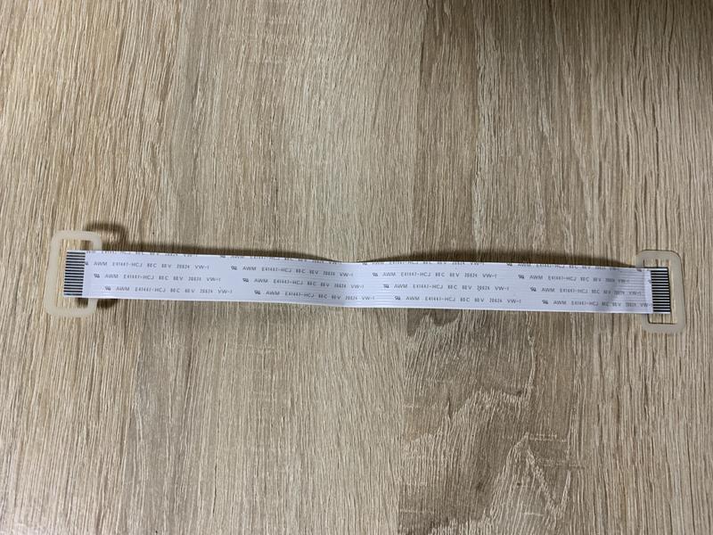 Шлейф плоский крок 1мм, 15pin 20см AWM 20624 80C 60V VW-1 Реверс: ціна ...