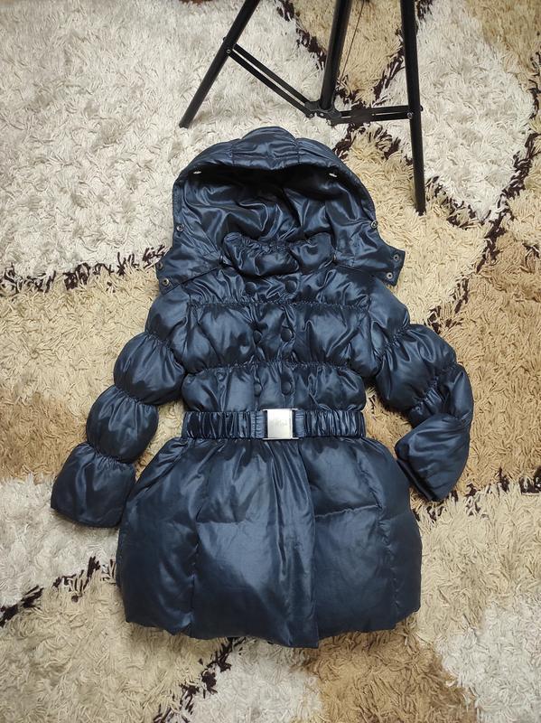 Зимний пуховик, красивая пуховая куртка chicco на 4-5 лет