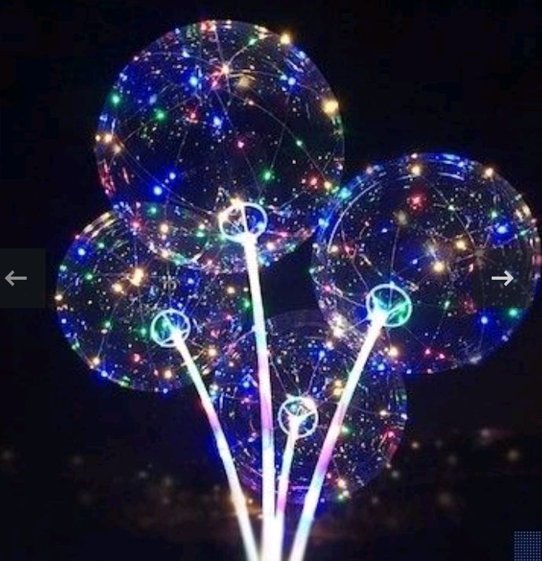 Светодиодный шар бобо Воздушные шары Новогодние