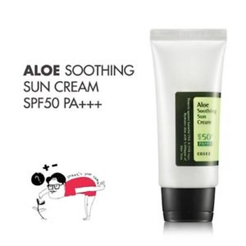Солнцезащитный крем cosrx aloe soothing sun cream spf50 pa 50ml