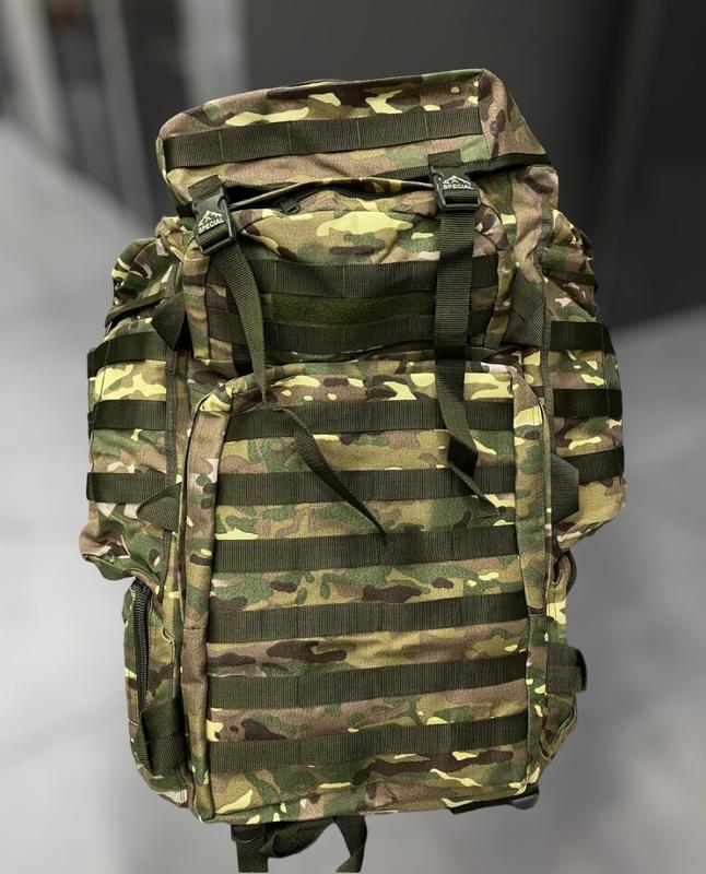 Военный рюкзак 90+10 л Accord, Мультикам, тактический рюкзак д...