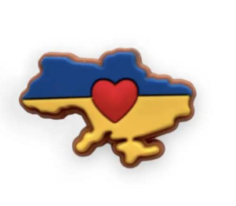 Джиббитс украина сердце флаг джибы украшения пины значки для к...