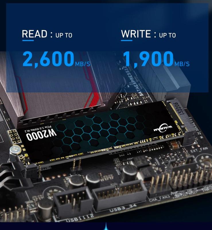 WALRAM M.2 SSD 512GB SSD Hard Drive M2 Ssd M.2 NVME PCIe - 1500 ...